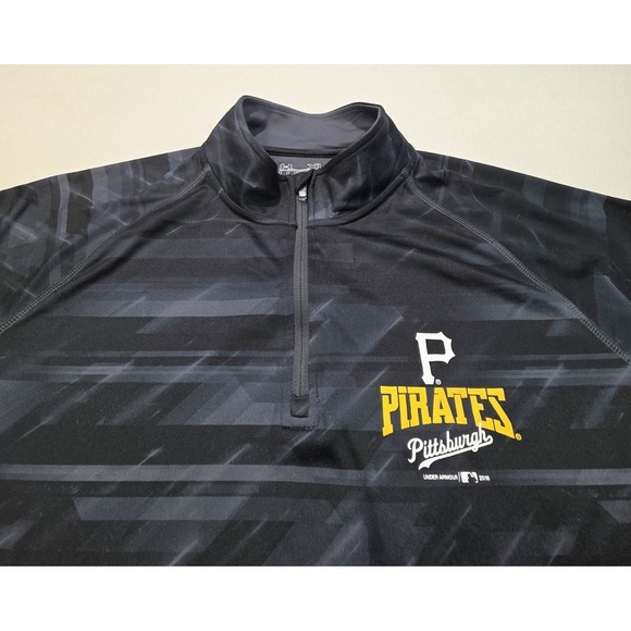 Pittsburgh Pirates Under Armour Pullover Men XL Abstract Camo Jacket LIMITED USE - Picture 5 of 10